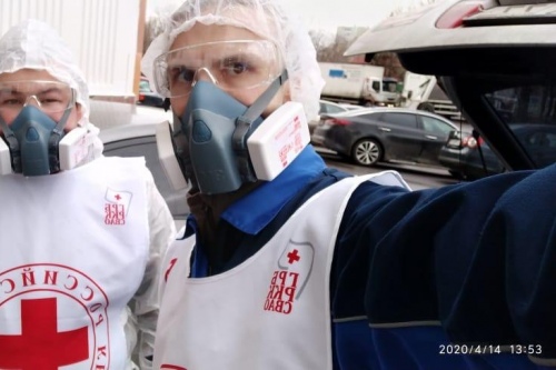 Волонтеры группы реагирования на бедствия РКК хорошо экипированы, им не нужны цифровые пропуска Волонтеры группы реагирования на бедствия РКК хорошо экипированы, им не нужны цифровые пропуска