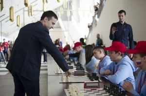 Сеанс одновременной игры в шахматы Сеанс одновременной игры в шахматы